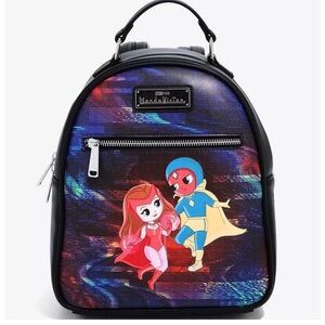 NWT Loungefly Marvel WandaVision Chibi Mini Backpack with Characters